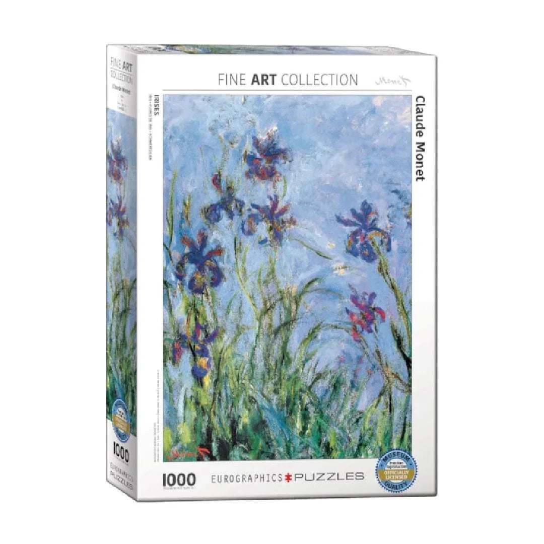 Rompecabezas 1000 piezas Irises, Claude Monet - Eurographics ( 6000-2034) - Ingenio Destreza Mental