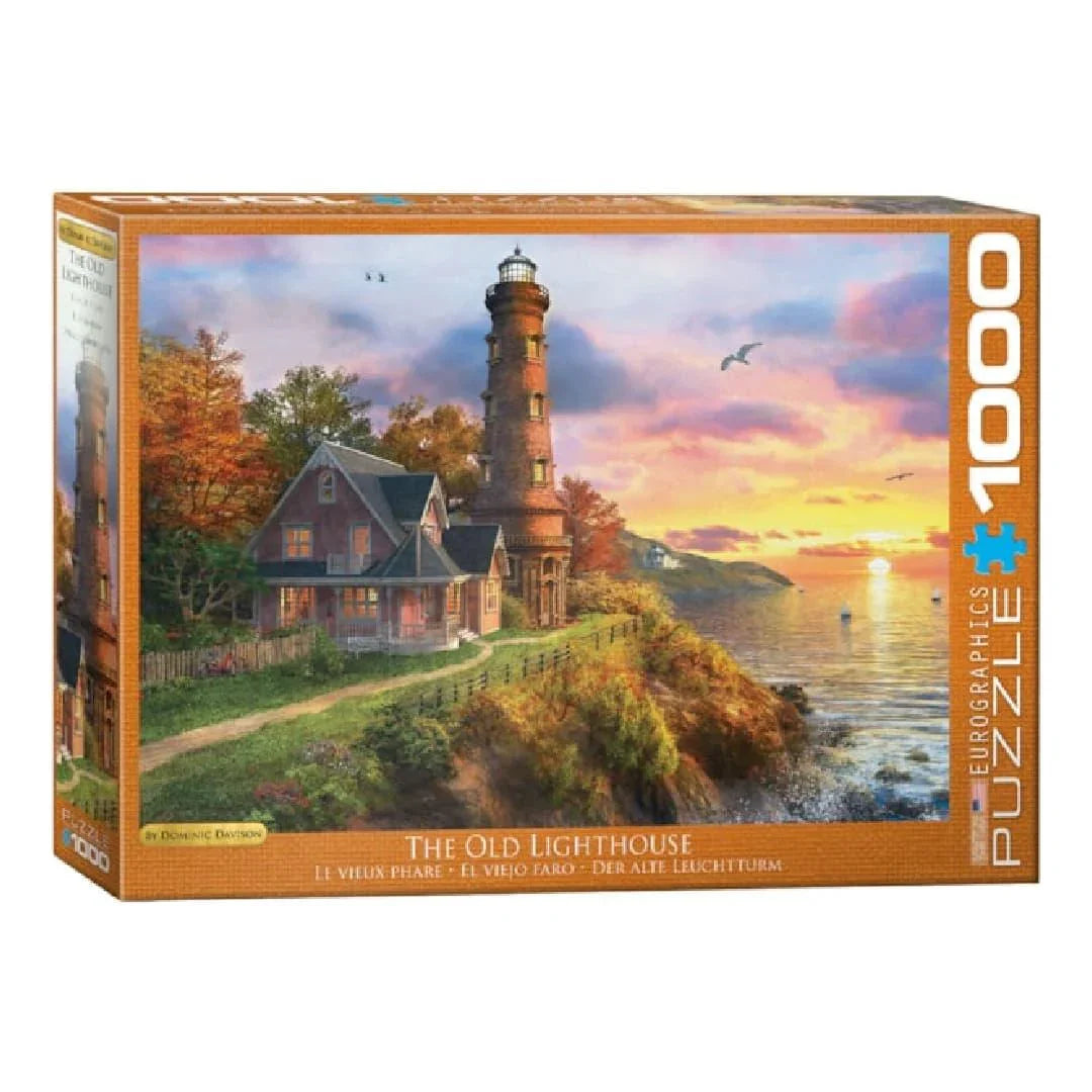 Rompecabezas 1000 piezas The Old Lighthouse - Eurographics (6000-0965) - Ingenio Destreza Mental