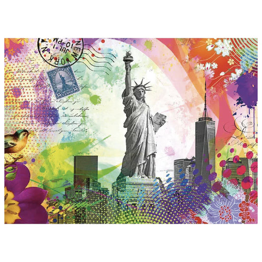 Rompecabezas 500 piezas Postal New York - Ravensburger - Ingenio Destreza Mental