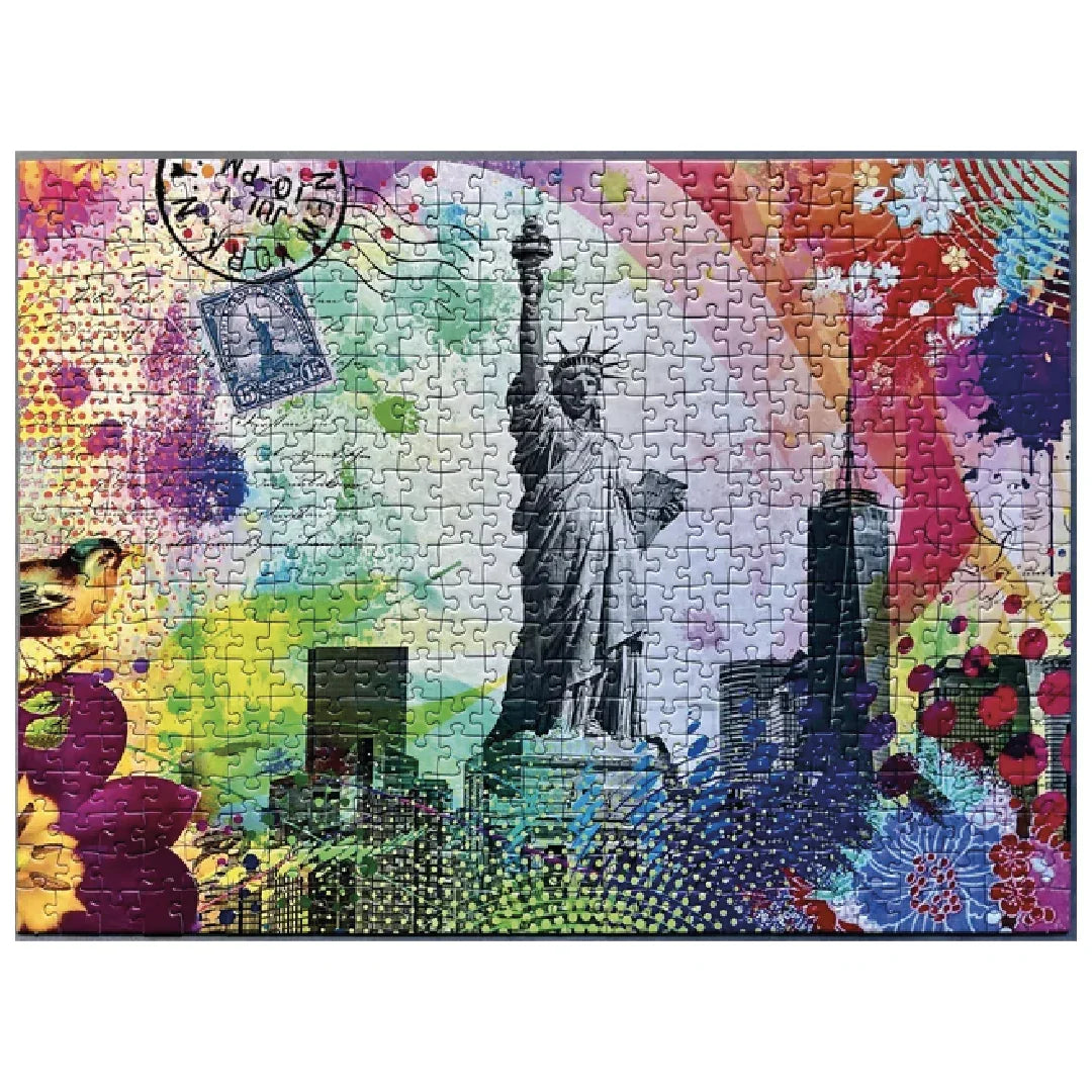 Rompecabezas 500 piezas Postal New York - Ravensburger - Ingenio Destreza Mental