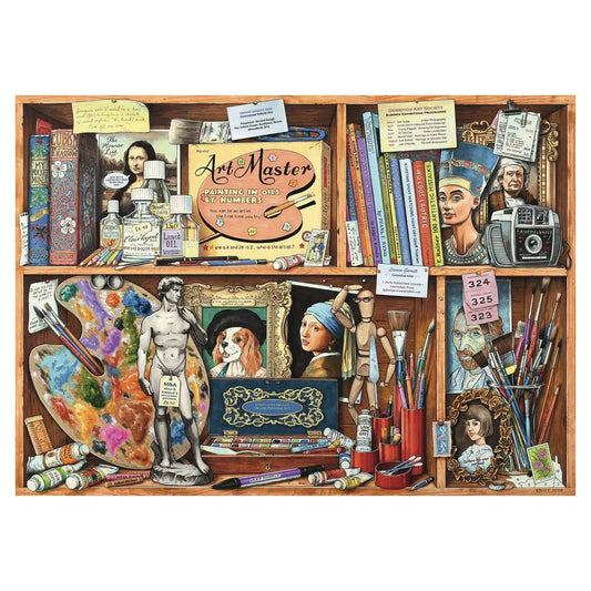 Rompecabezas 1000 piezas The Artist's Cabinet - Ravensburger - Ingenio Destreza Mental