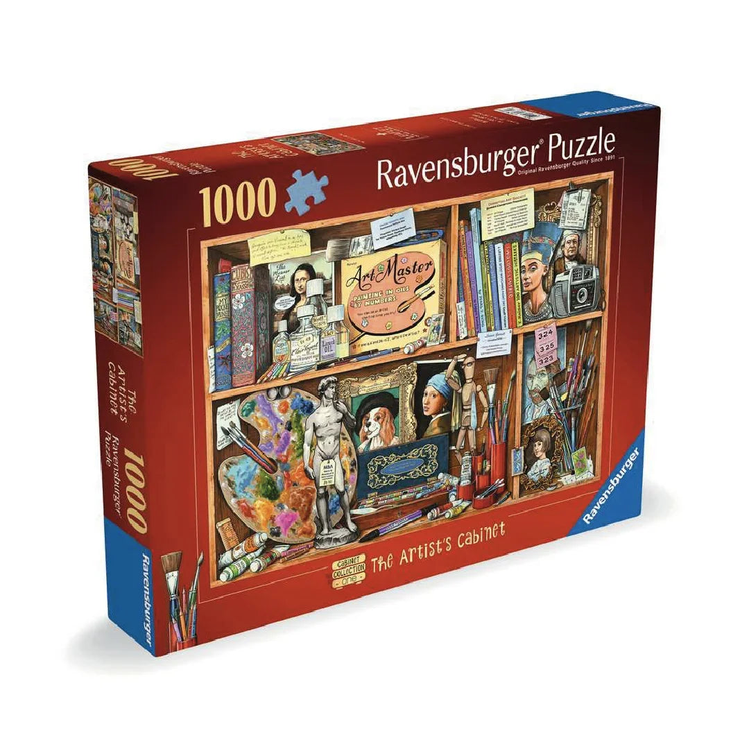 Rompecabezas 1000 piezas The Artist's Cabinet - Ravensburger - Ingenio Destreza Mental