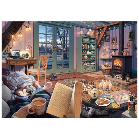 Rompecabezas 1000 piezas The Cosy Shed - Ravensburger - Ingenio Destreza Mental