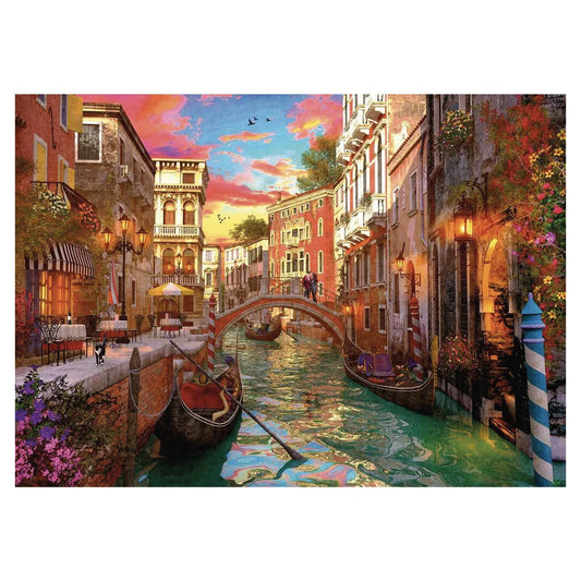 Rompecabezas 1000 piezas Romance de Venecia - Ravensburger - Ingenio Destreza Mental
