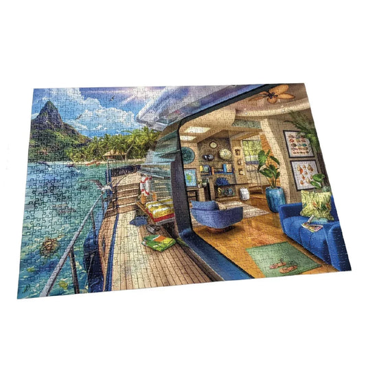Rompecabezas 1000 piezas Tropical Island Charter - Ravensburger - Ingenio Destreza Mental