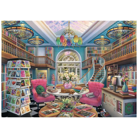 Rompecabezas 1000 piezas The Book Palace - Ravensburger - Ingenio Destreza Mental