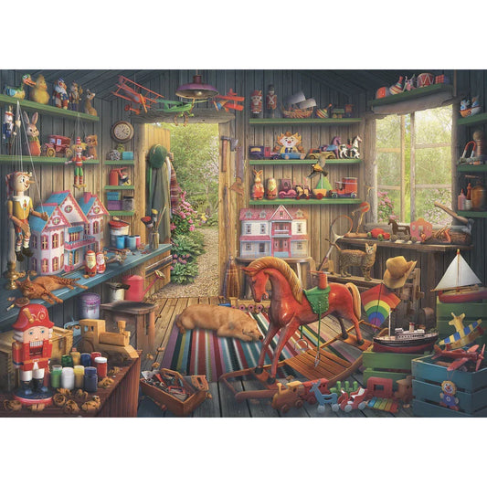 Rompecabezas 1000 piezas Juguetes de antes - Ravensburger - Ingenio Destreza Mental