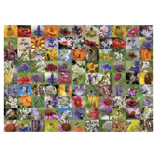Rompecabezas 1000 piezas Collage de Abejas - Ravensburger - Ingenio Destreza Mental