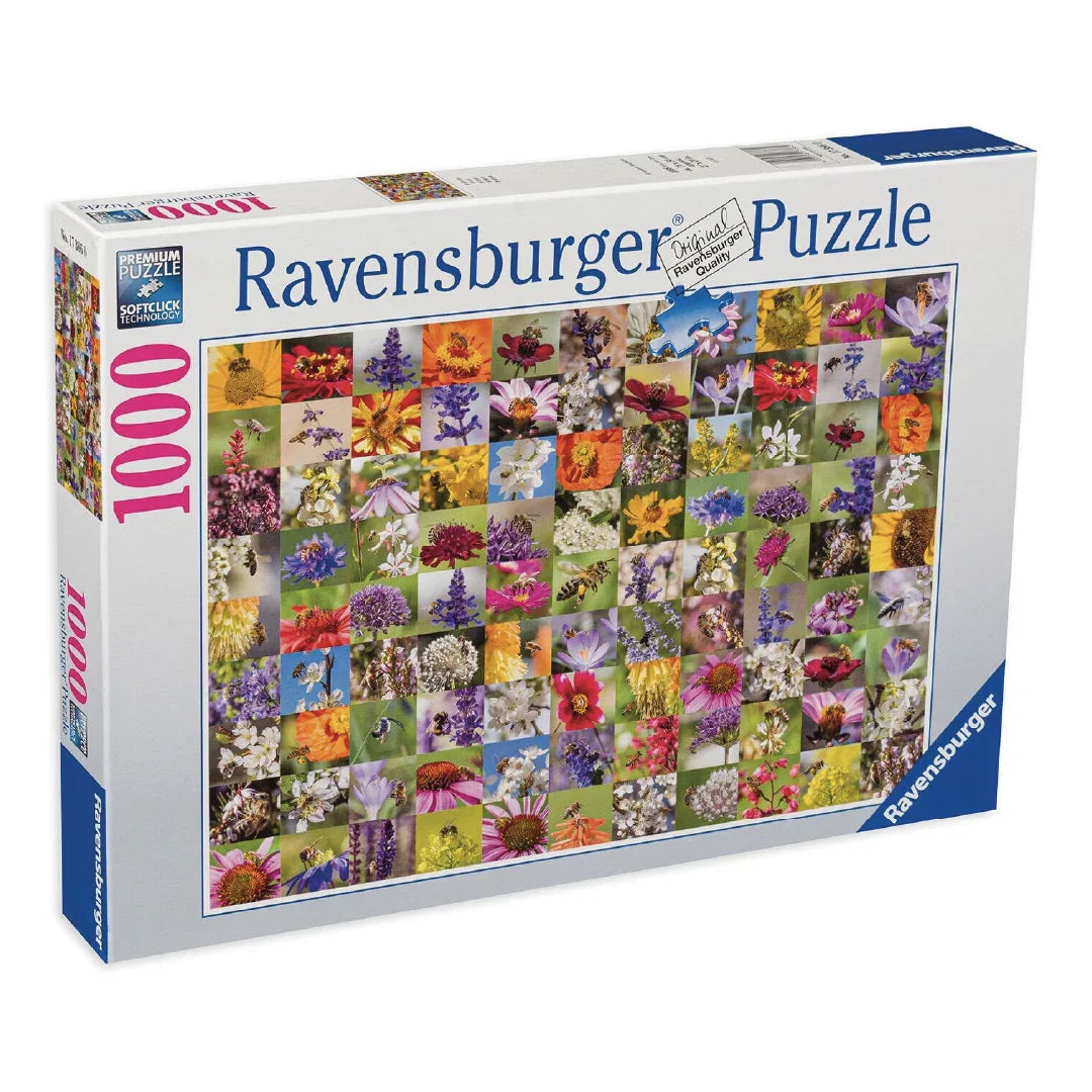 Rompecabezas 1000 piezas Collage de Abejas - Ravensburger - Ingenio Destreza Mental
