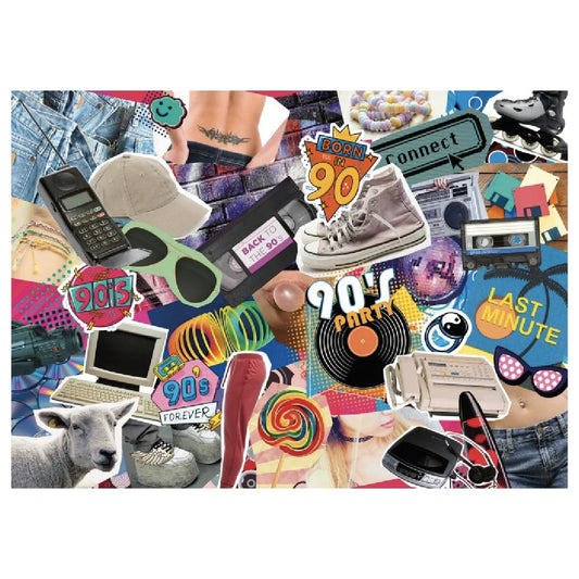 Rompecabezas 1000 piezas Los años 90 - Ravensburger - Ingenio Destreza Mental