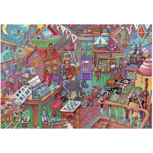 Rompecabezas 1000 piezas The Attic - Ravensburger - Ingenio Destreza Mental