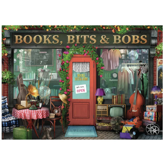 Rompecabezas 1000 piezas Books, Bit's & Bobs - Ravensburger - Ingenio Destreza Mental