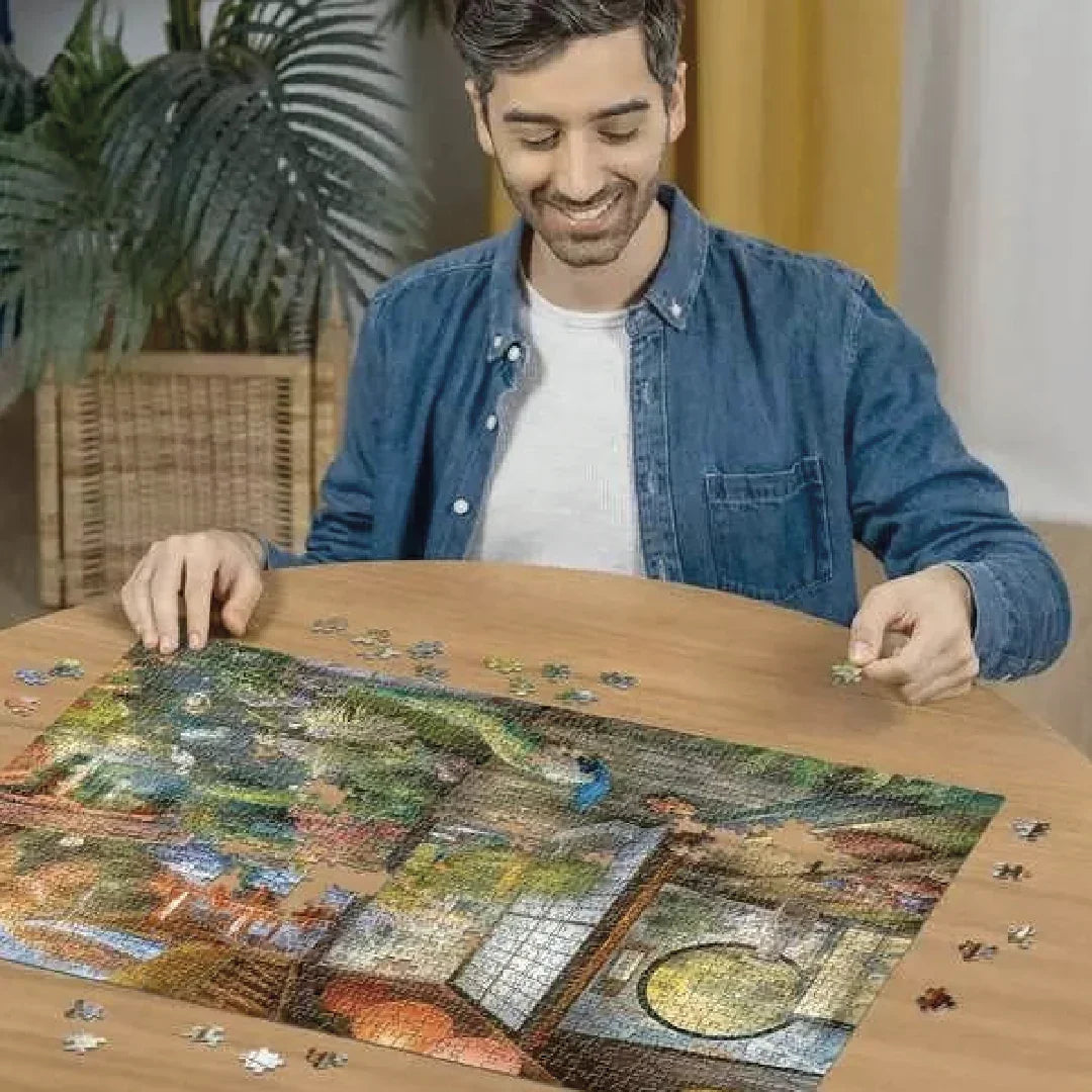 Rompecabezas 1000 piezas Casa de té en el jardín japonés - Ravensburger - Ingenio Destreza Mental