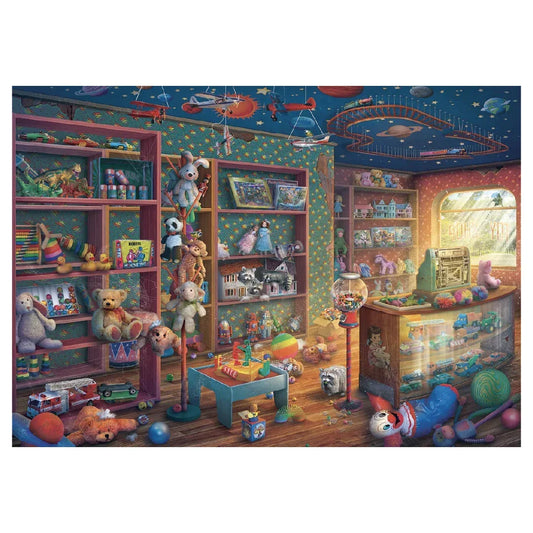 Rompecabezas 1000 piezas Tattered Toy Store - Ravensburger - Ingenio Destreza Mental