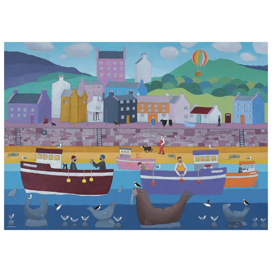 Rompecabezas 1000 piezas Alisa Black , Harbour Life - Ravensburger - Ingenio Destreza Mental