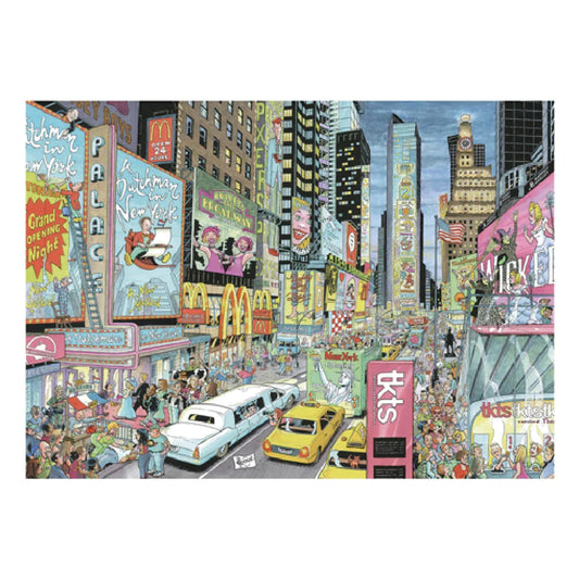 Rompecabezas 1000 piezas Ilustración Fleroux New York - Ravensburger - Ingenio Destreza Mental