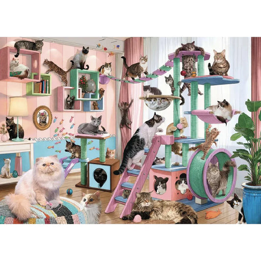 Rompecabezas 1000 piezas Cat Tree Heaven - Ravensburger - Ingenio Destreza Mental