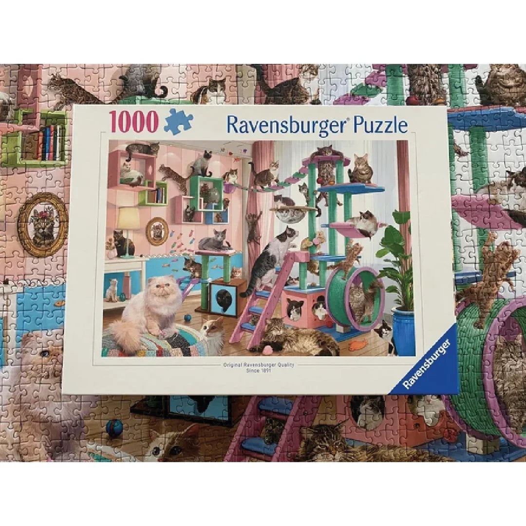 Rompecabezas 1000 piezas Cat Tree Heaven - Ravensburger - Ingenio Destreza Mental