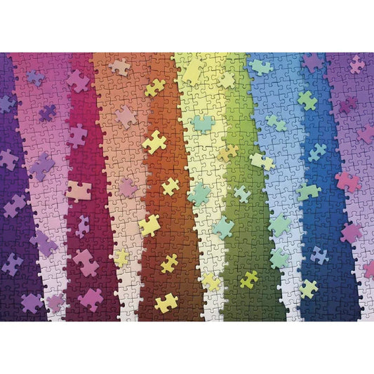 Rompecabezas 1000 piezas Karen Puzzles Cascada del arcoíris - Ravensburger - Ingenio Destreza Mental