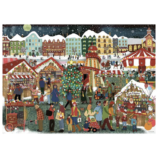Rompecabezas 1000 piezas Mercado navideño - Ravensburger - Ingenio Destreza Mental