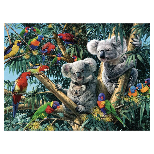 Rompecabezas 500 piezas Koalas en un árbol - Ravensburger - Ingenio Destreza Mental