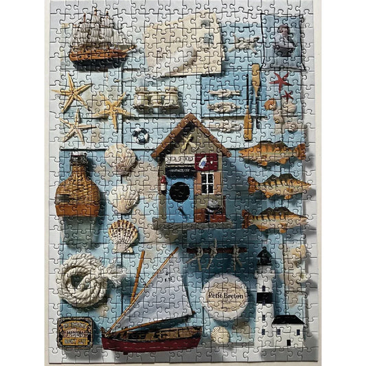 Rompecabezas 500 piezas Estilo marítimo - Ravensburger - Ingenio Destreza Mental