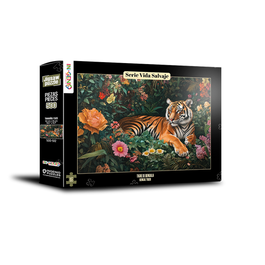 Rompecabezas 500 piezas Tigre de Bengala (500-512)