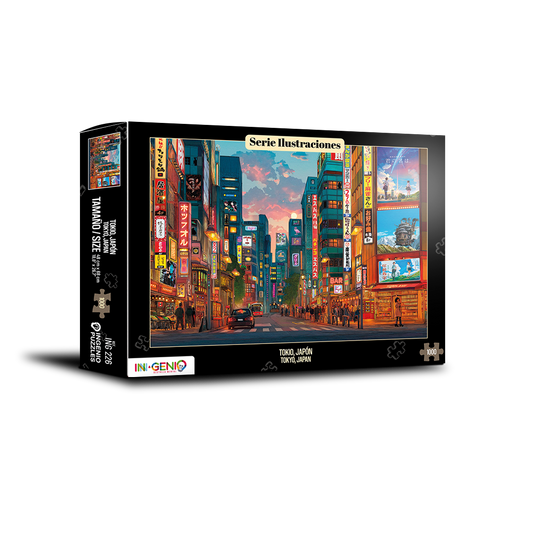 Rompecabezas 1000 piezas Calles de Tokio, Japón (ING226)