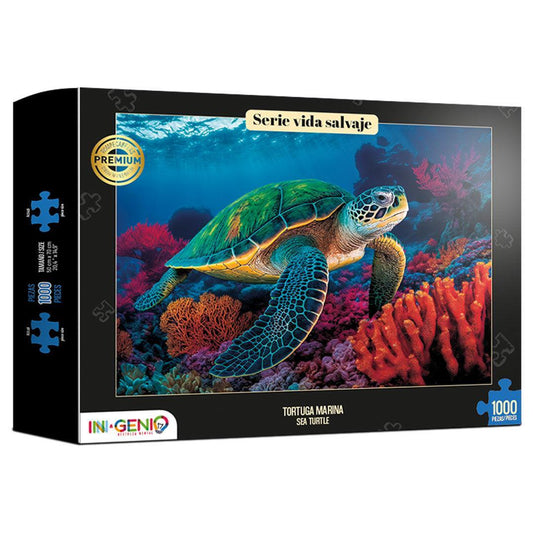 Rompecabezas 1000 piezas Tortuga Marina (ING208) - Ingenio Destreza Mental