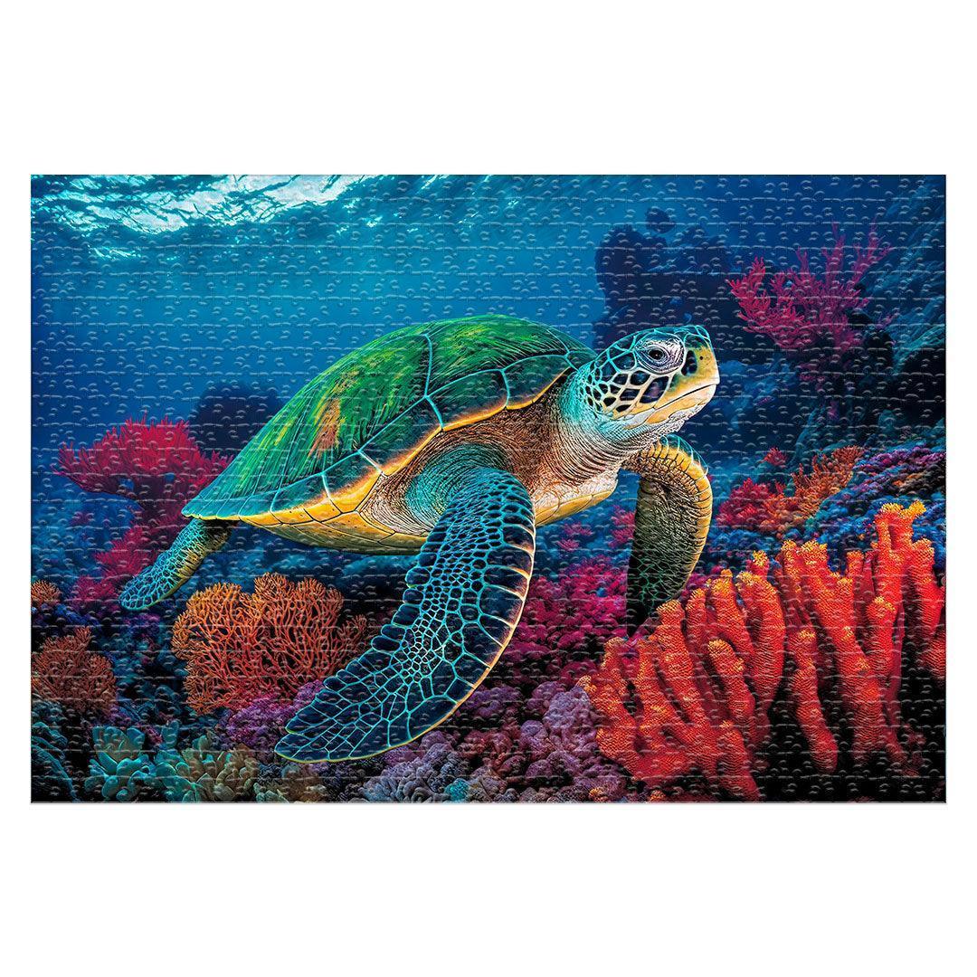 Rompecabezas 1000 piezas Tortuga Marina (ING208) - Ingenio Destreza Mental