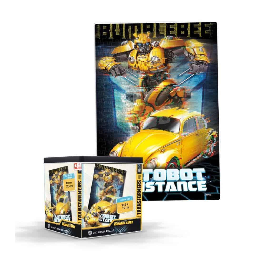 Rompecabezas 250 Piezas Transformers BumbleBee - Ingenio Destreza Mental