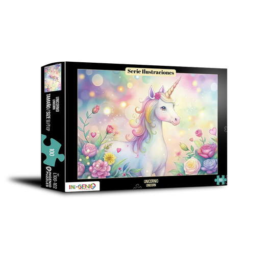 Rompecabezas 100 piezas Unicornio (L100-102)