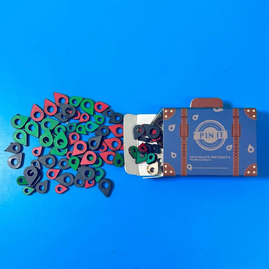 Kit de Pines Extra en Madera Adhesivos para MADEMAP - Ingenio Destreza Mental