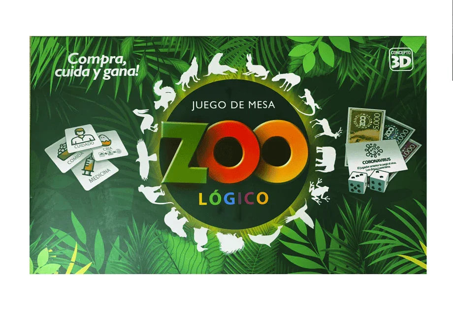 Juego de Mesa - Zoológico - Ingenio Destreza Mental