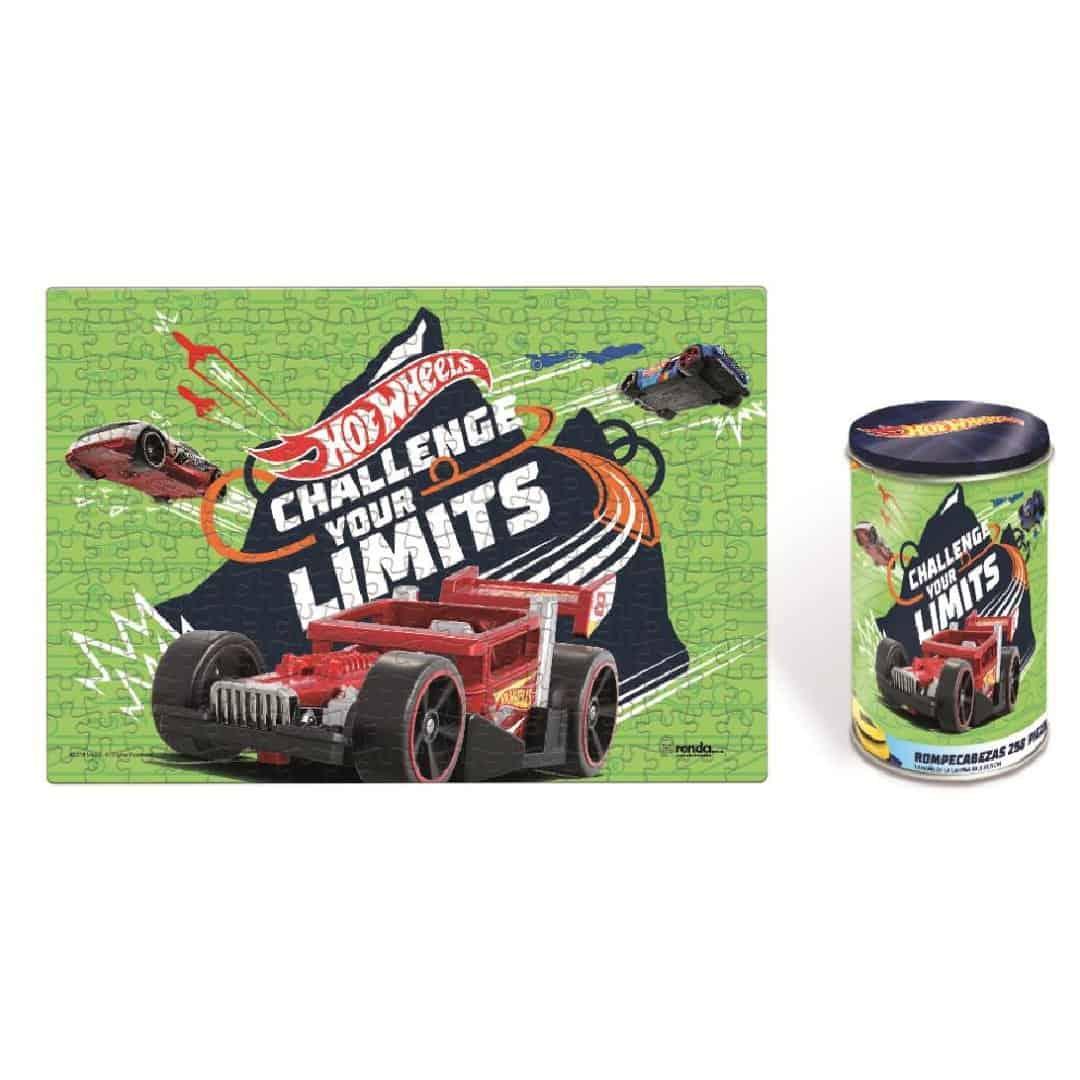 Rompecabezas 250 Piezas Hot Wheels - Ingenio Destreza Mental