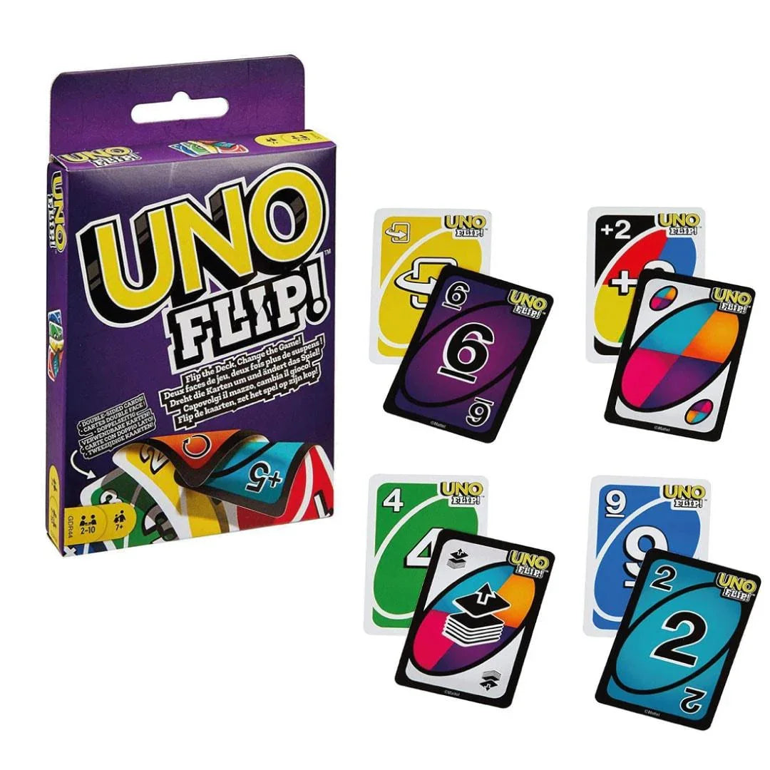 Juego de Mesa UNO Flip Cartas - Ingenio Destreza Mental