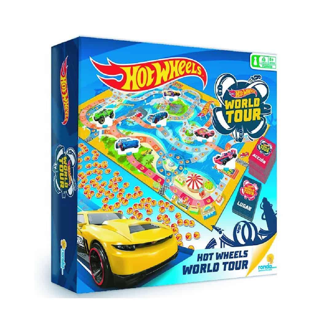 Juego de Mesa Hot Wheels World Tour - Ingenio Destreza Mental