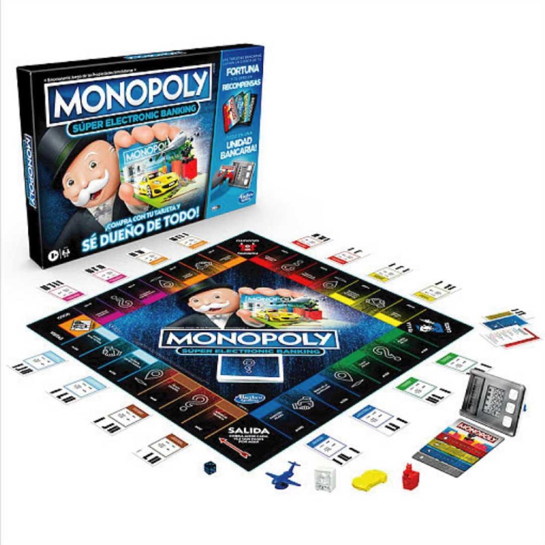 Juego de Mesa Monopolio Súper Banco Electrónico - Ingenio Destreza Mental