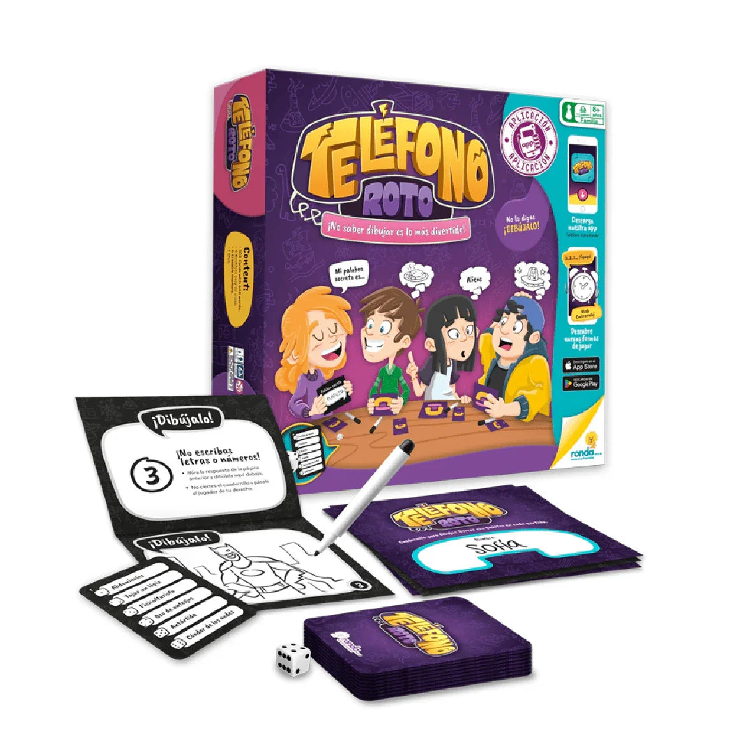 Juego de Mesa Teléfono Roto - Ingenio Destreza Mental