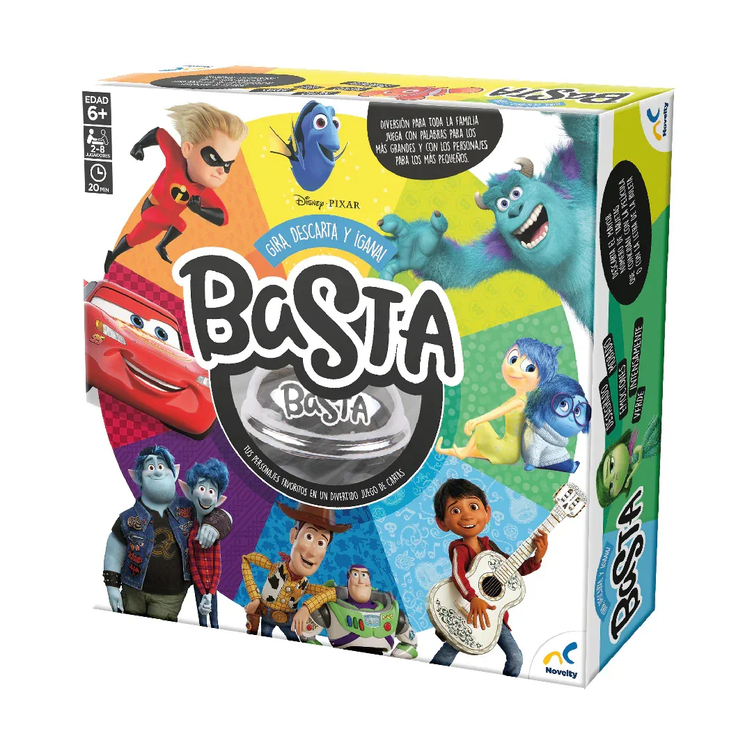 Juego de Mesa Basta - Pixar & Disney - Ingenio Destreza Mental