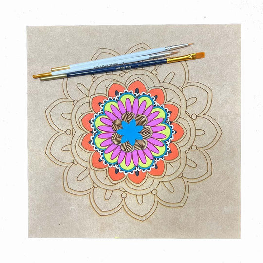 Kit de Arte MeditArt - Mandala #1 - Ingenio Destreza Mental