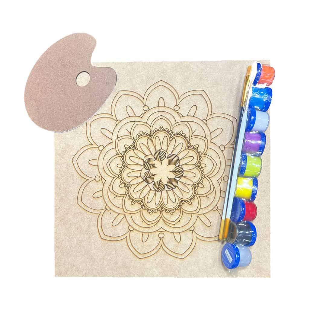 Kit de Arte MeditArt - Mandala #1 - Ingenio Destreza Mental