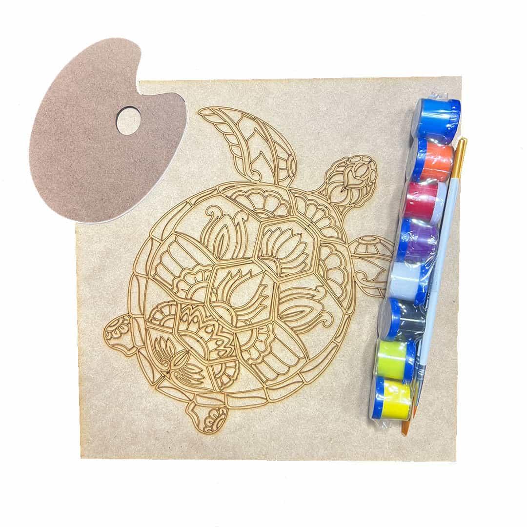 Kit de Arte MeditArt - Tortuga - Ingenio Destreza Mental