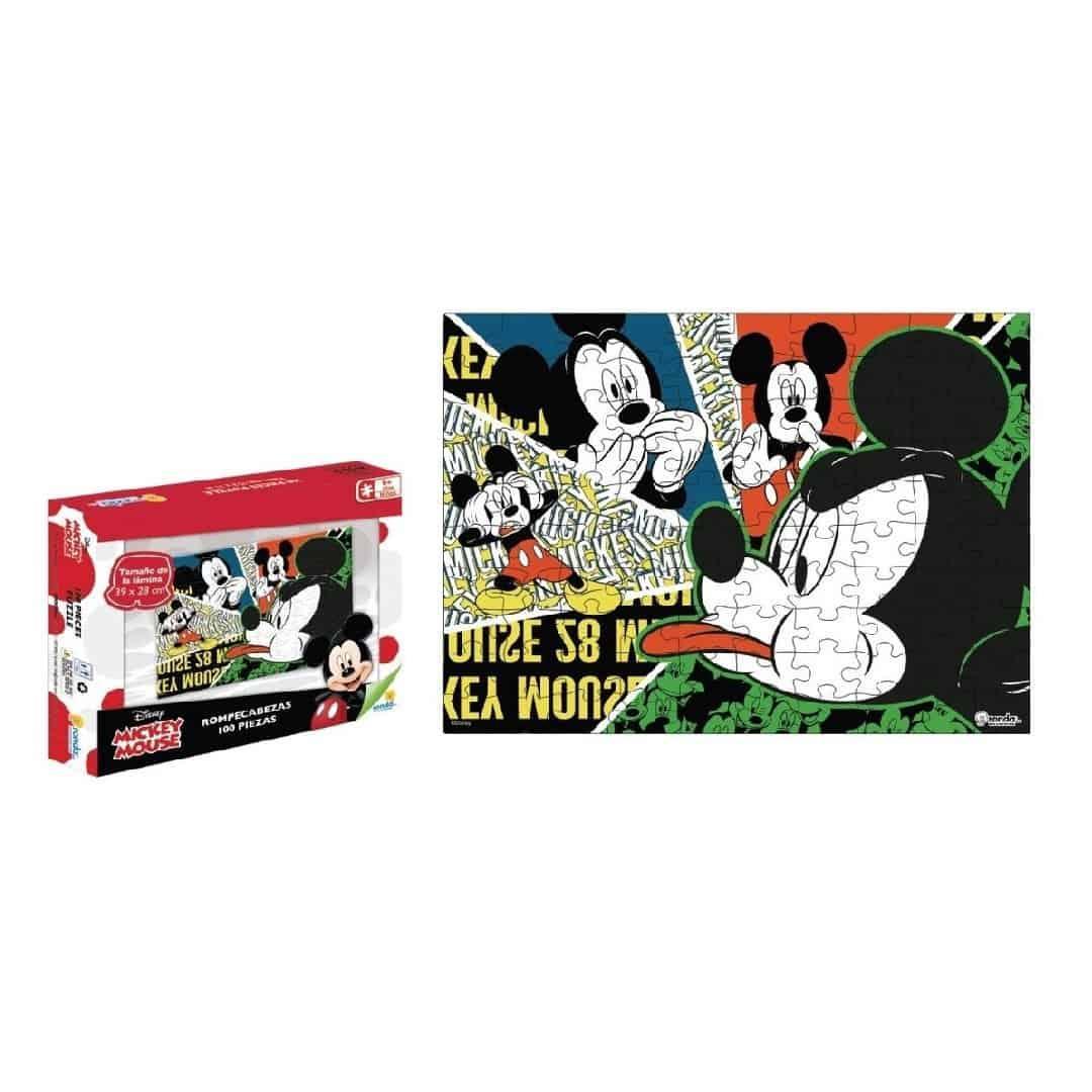 Rompecabezas 100 Piezas Mickey Mouse - Ingenio Destreza Mental