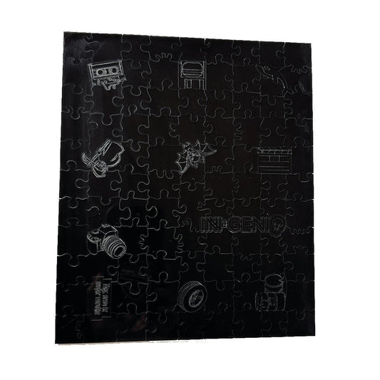 Rompecabezas Impossible Puzzle Mini - Black 100 piezas - Ingenio Destreza Mental