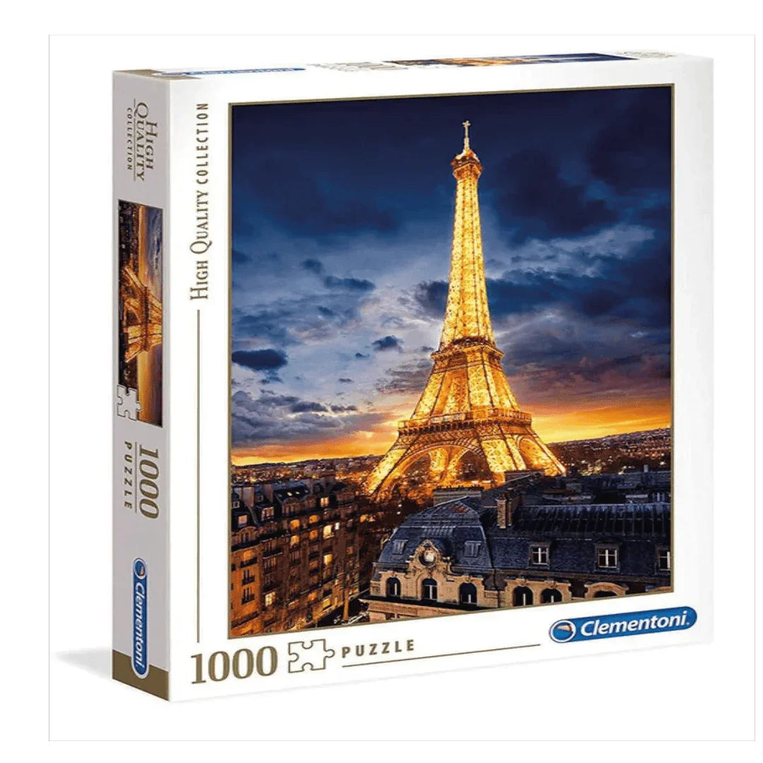 Rompecabezas 1000 piezas Torre Eiffel, Francia - Clementoni (39514) - Ingenio Destreza Mental