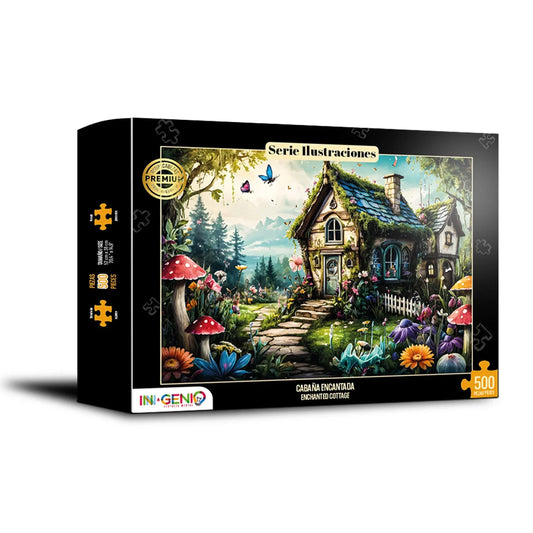 Rompecabezas 500 piezas Cabaña Encantada (500-504) - Ingenio Destreza Mental