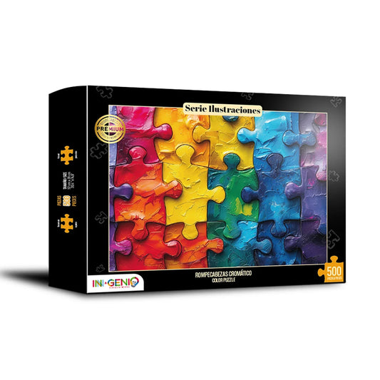 Rompecabezas 500 piezas Color Puzzle (500-505) - Ingenio Destreza Mental
