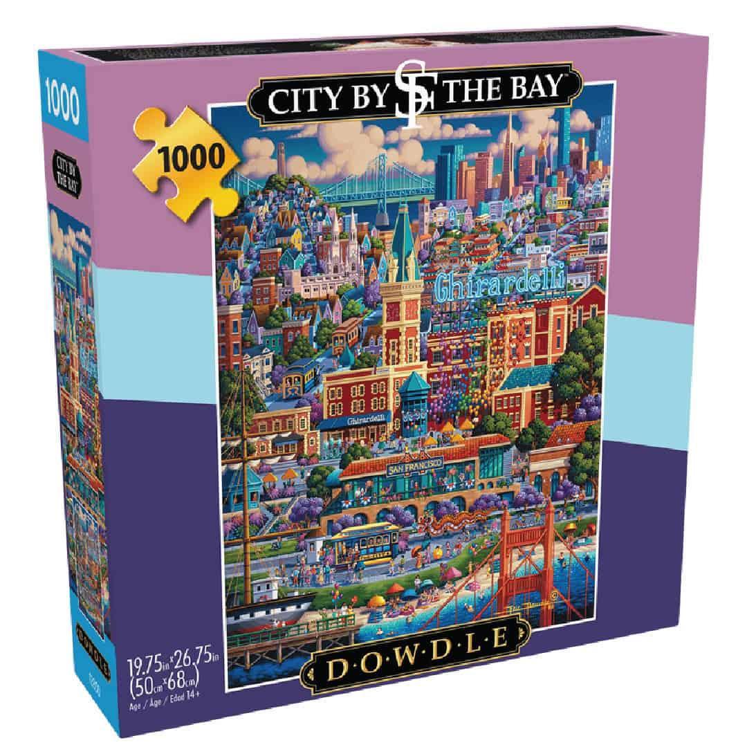 Rompecabezas 1000 piezas City, The SF Bay by Dowdle - Buffalo (12801) - Ingenio Destreza Mental