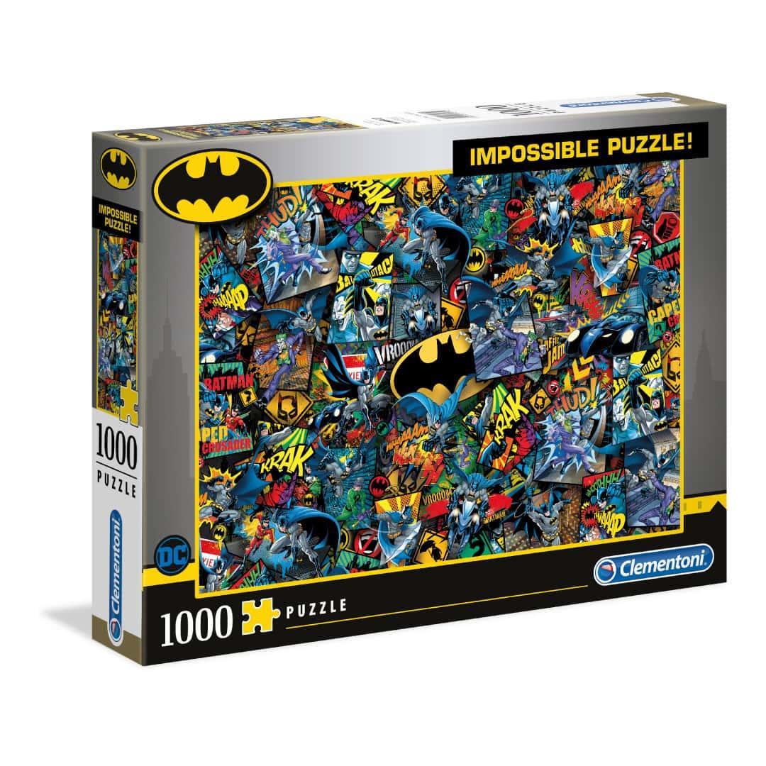 Rompecabezas 1000 piezas Batman Impossible Collection - Clementoni 39575 - Ingenio Destreza Mental